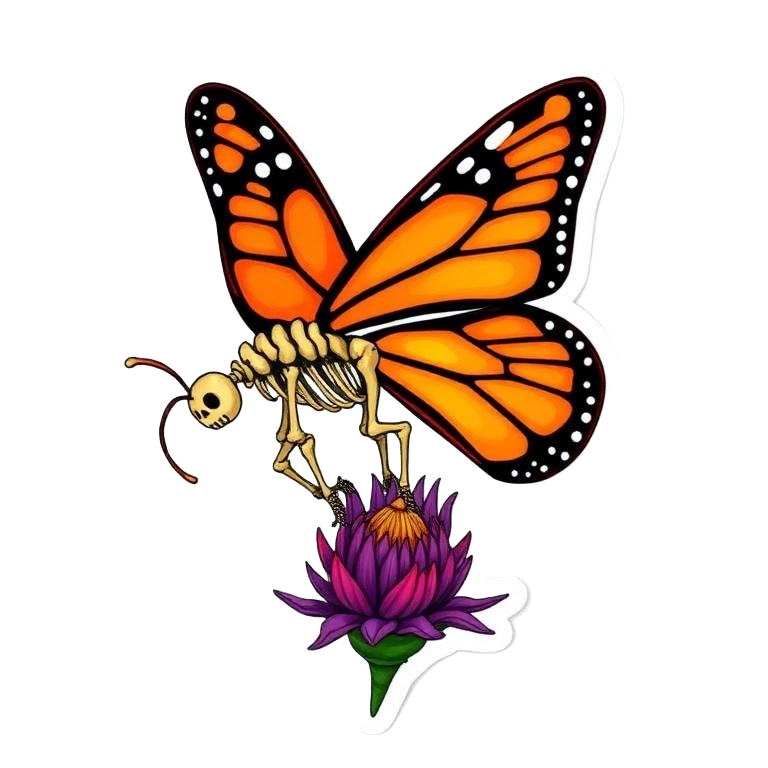 Monarch Skeleton
